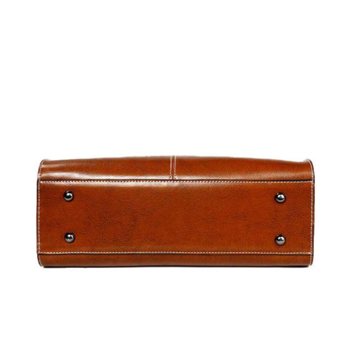 Amina | Classic Leather Tote