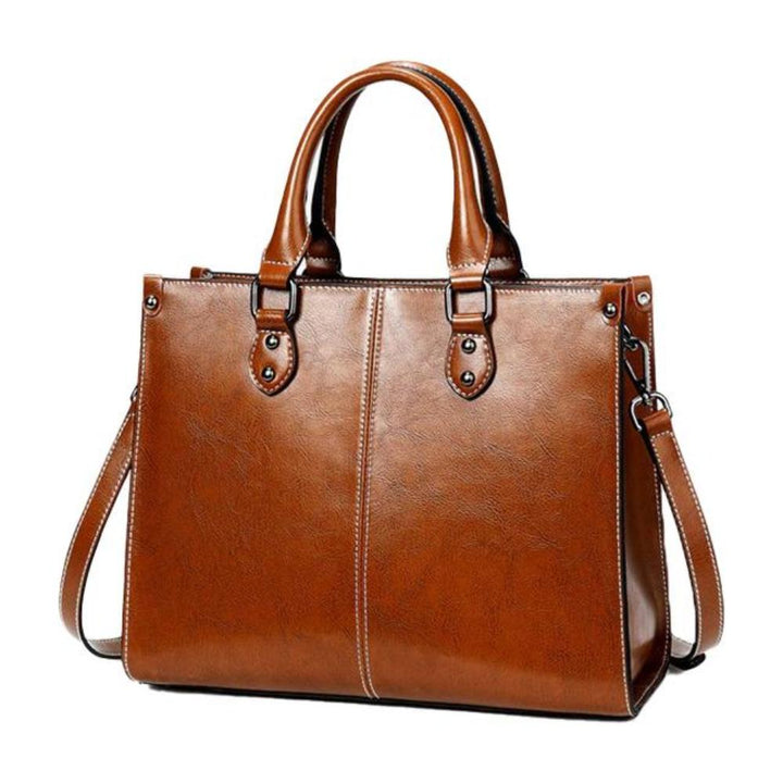 Aaliyah | Structured Leather Tote