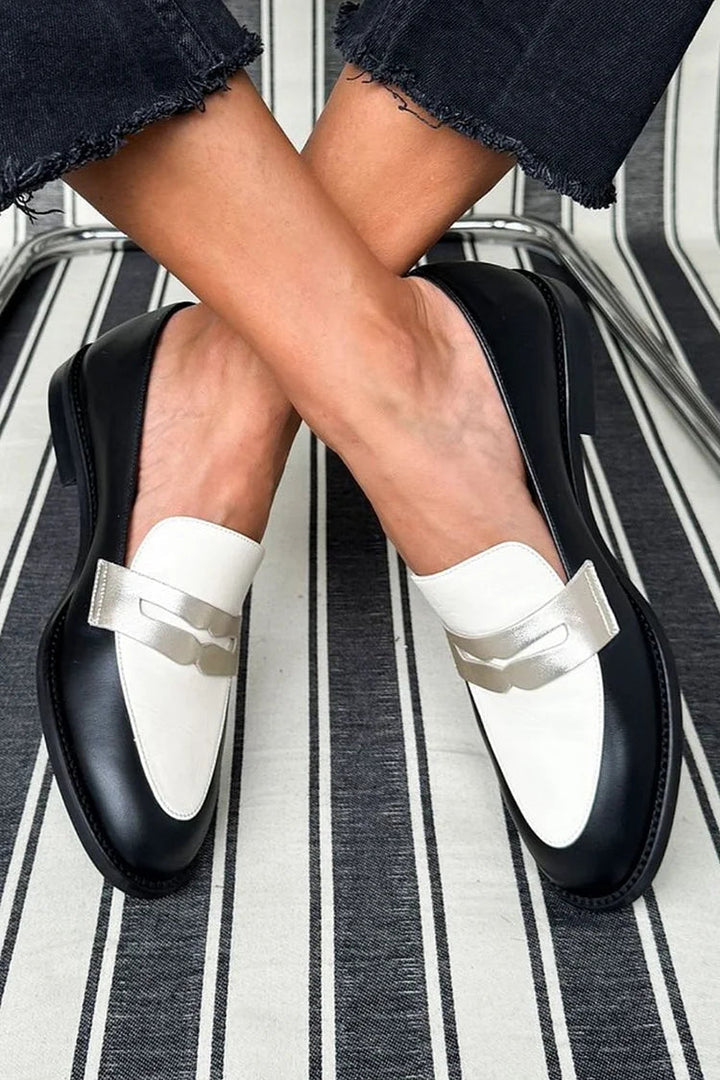 Jannah | Monochrome Classic Loafers