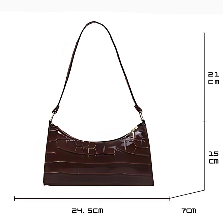 Latifa | Shiny Leather Bag