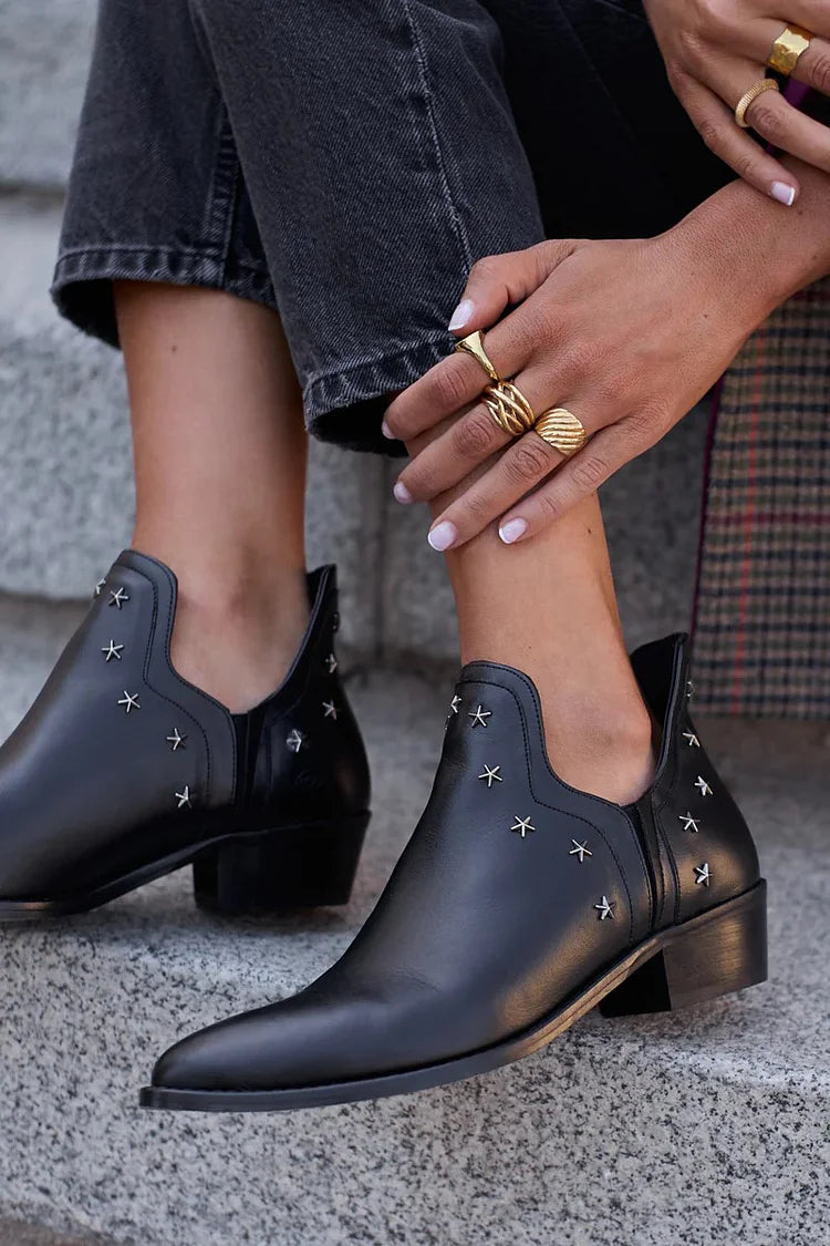 Sahar | Ankle Boot With Star Details