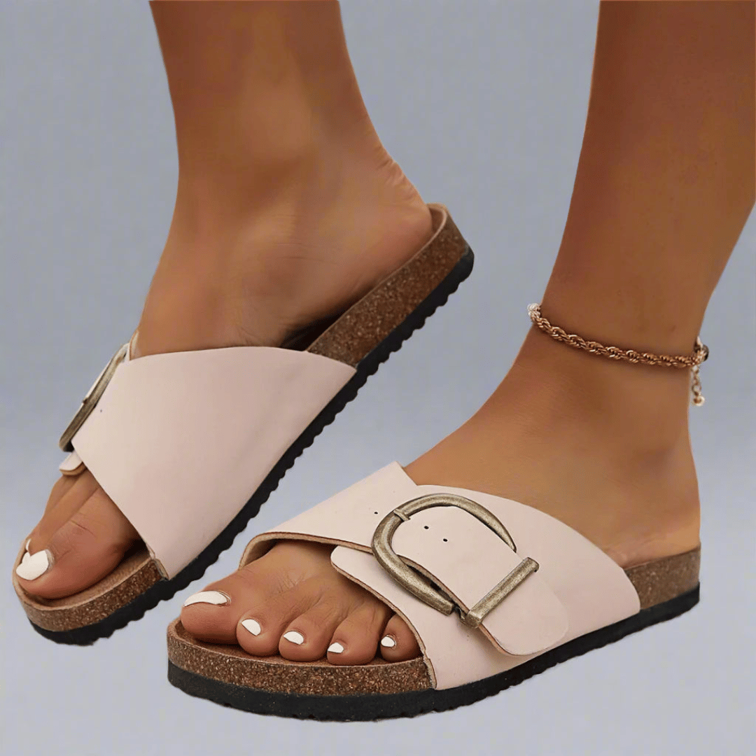 Haya | Buckle Slide Sandals