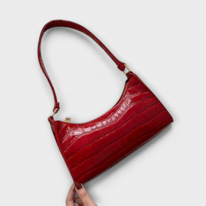 Latifa | Shiny Leather Bag