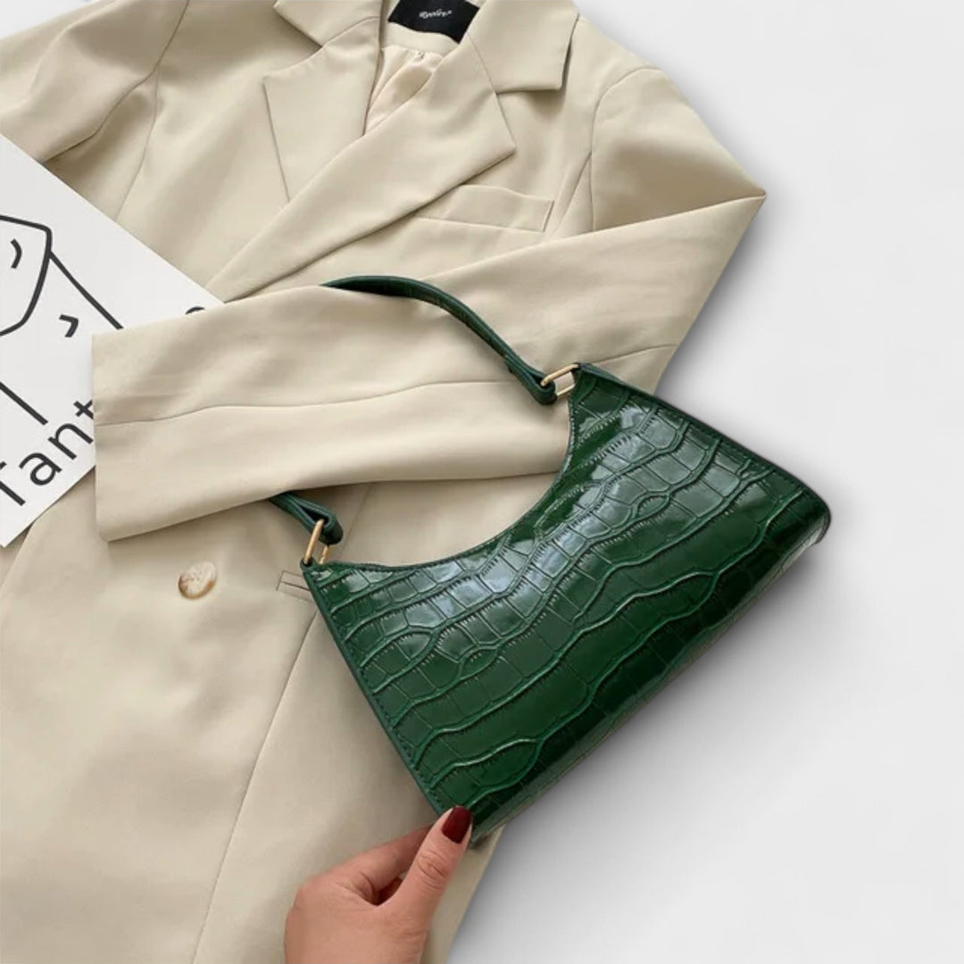 Latifa | Shiny Leather Bag