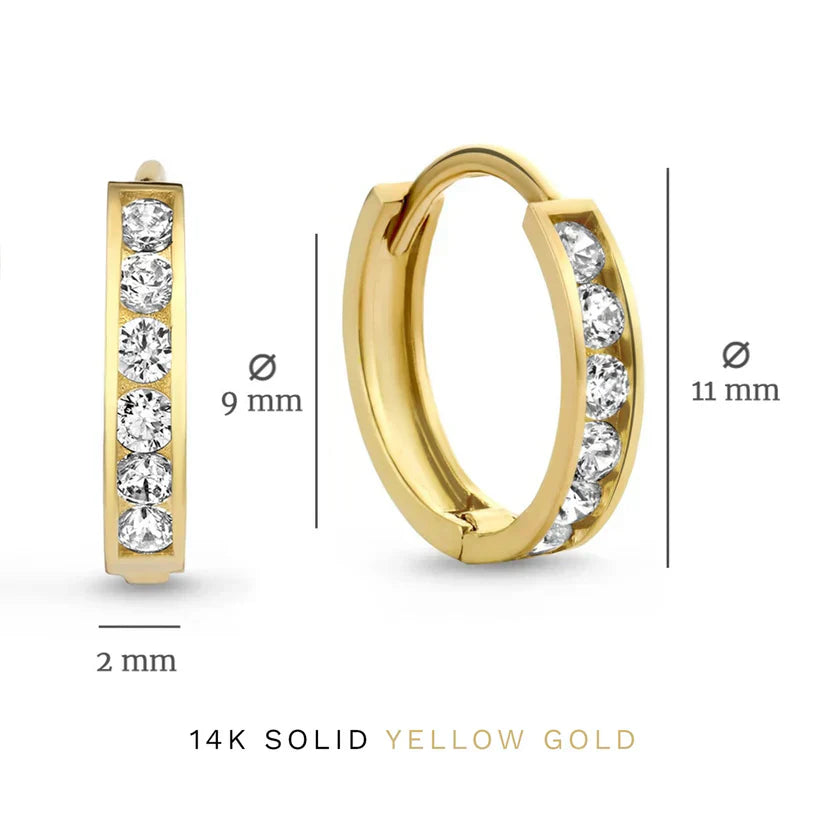 Radiant Duo | Gold Earrings Set