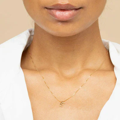 Minimal Initial | Gold Letter Necklace