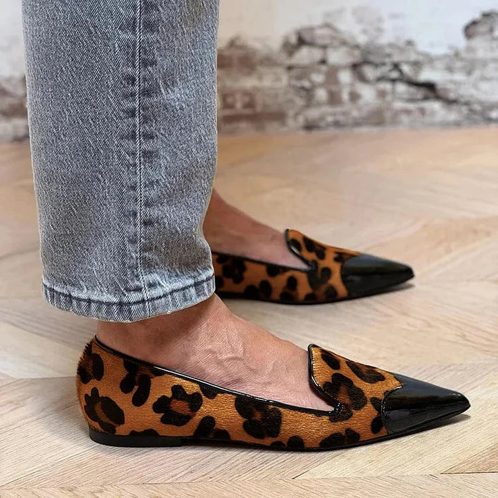 Feryal | Refined Animal Print Ballet Flats