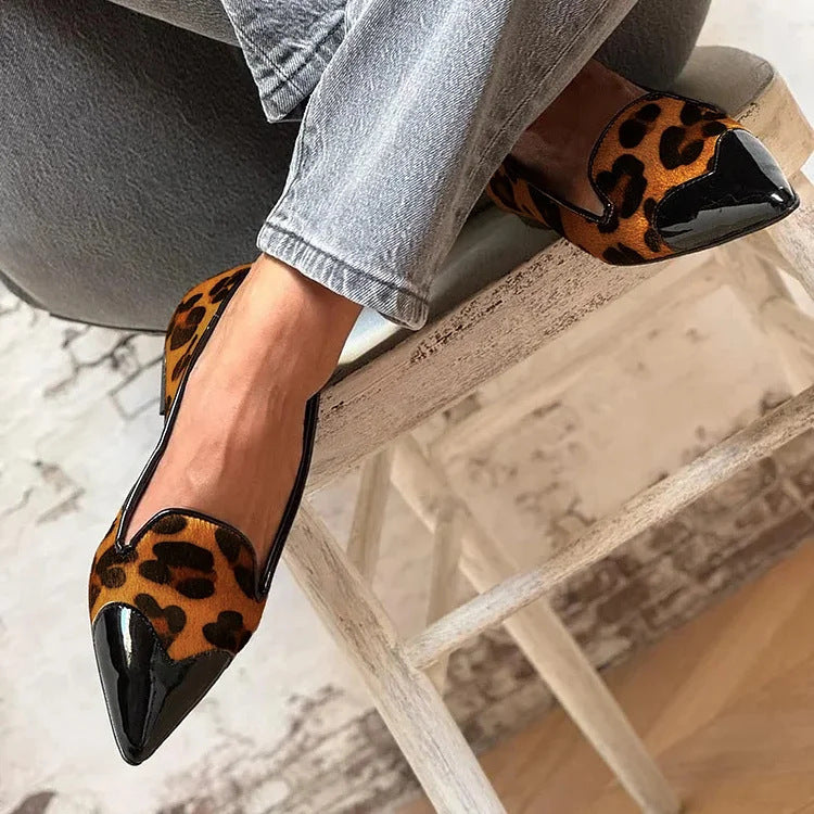 Feryal | Refined Animal Print Ballet Flats