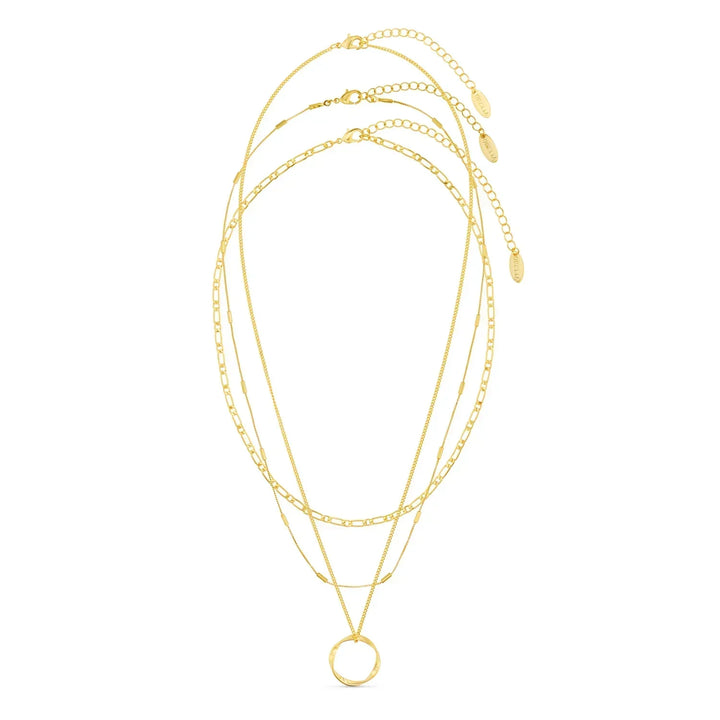 Open Circle | Gold Layered Necklace