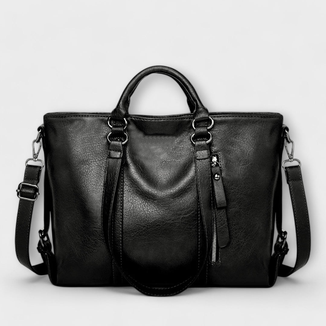 Huda | Large Leather Bag