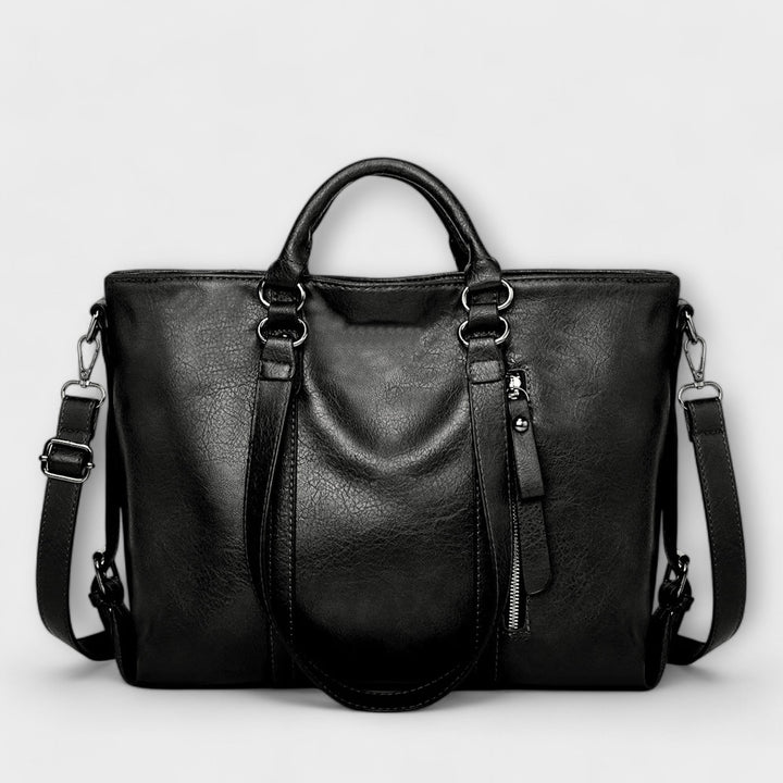 Huda | Large Leather Bag