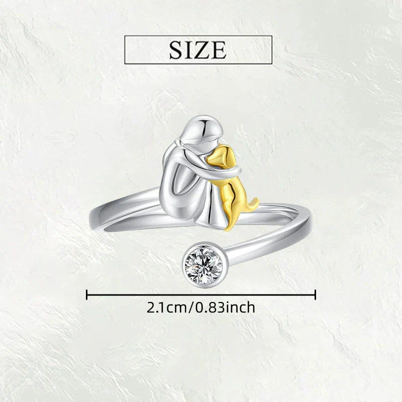 Amina & Layla | Dog Embrace Ring