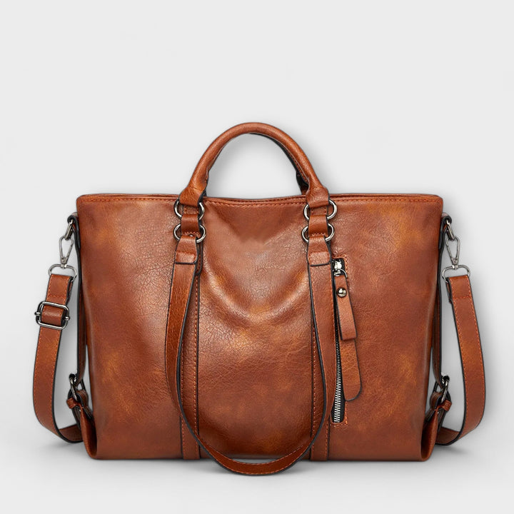Huda | Large Leather Bag