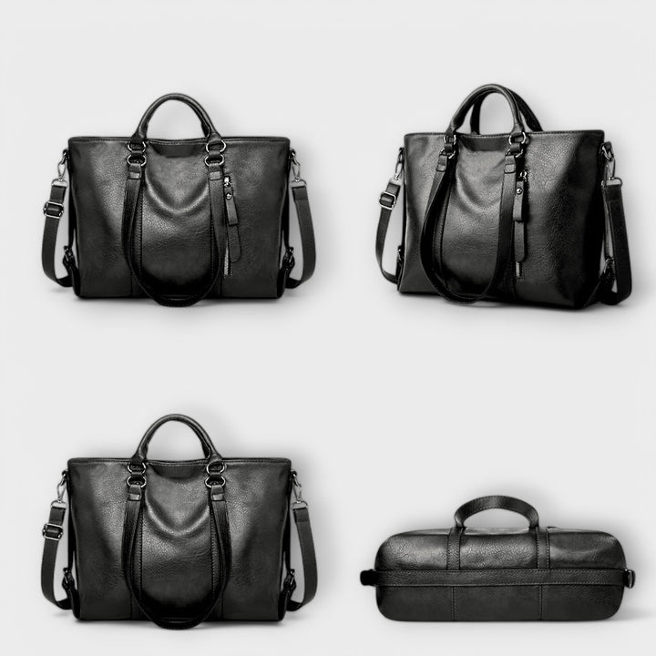 Huda | Large Leather Bag