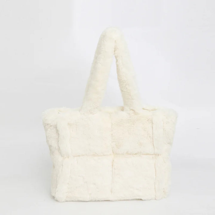 Asma | Faux Fur Shopper Tote