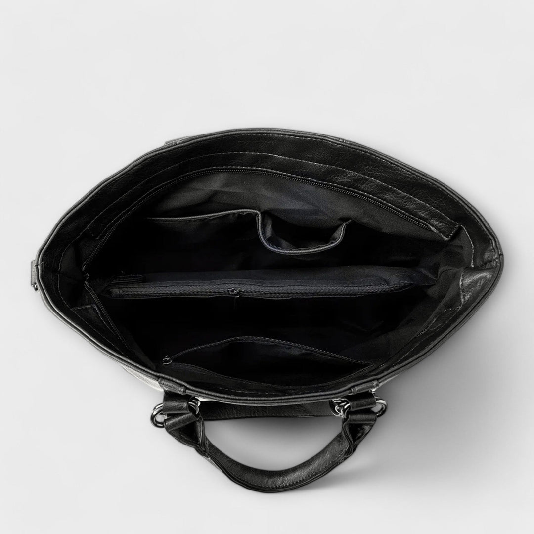 Huda | Large Leather Bag