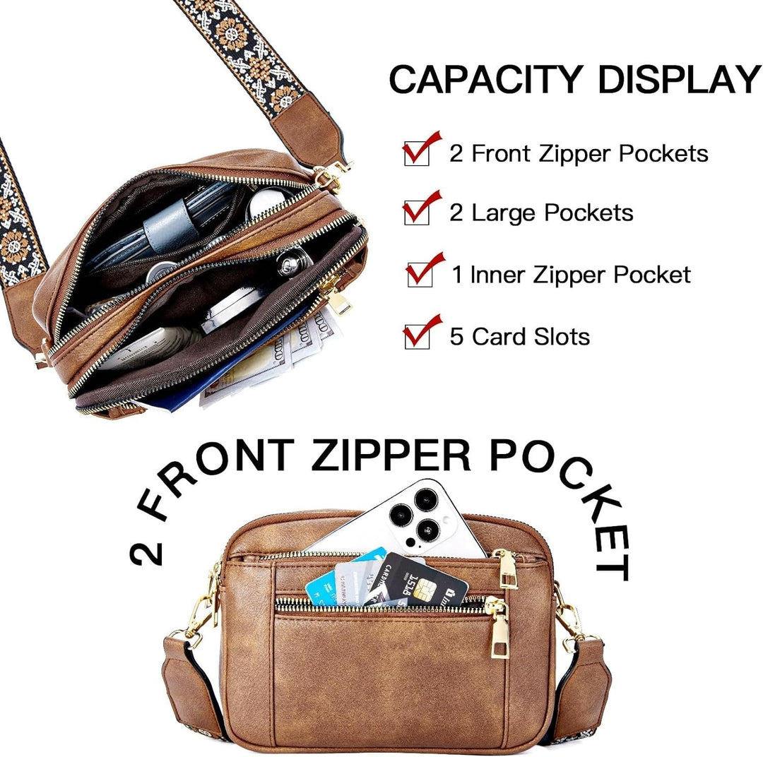 Zahra | Classic Leather Crossbody