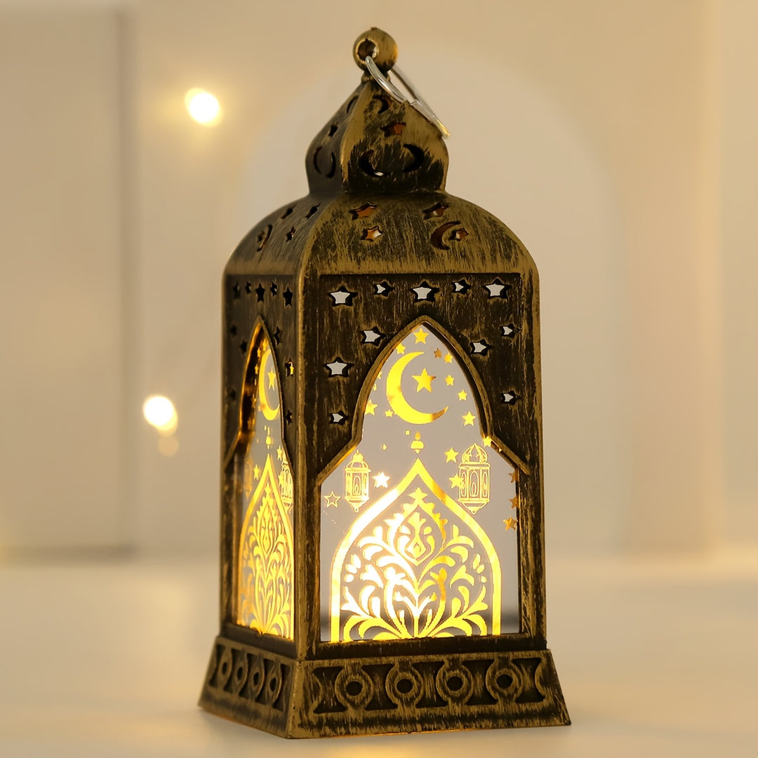 Ramadan Moon Lantern | Warm LED Decor