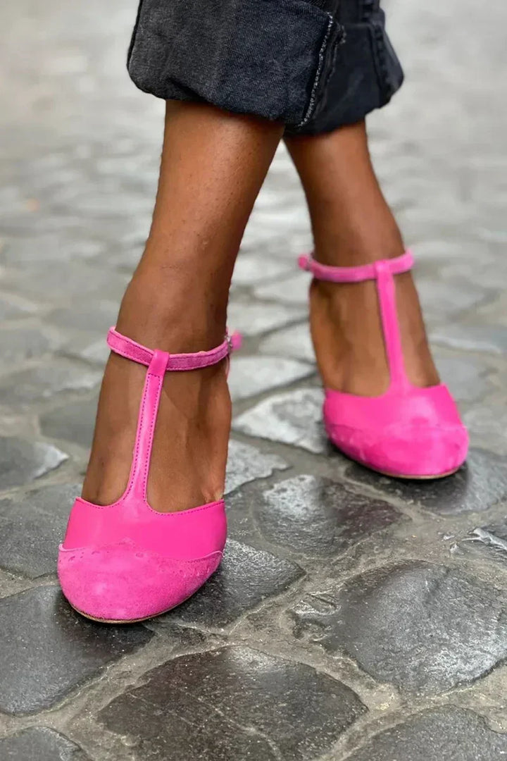 Safa | Closed Sandal With T-Bar Strap