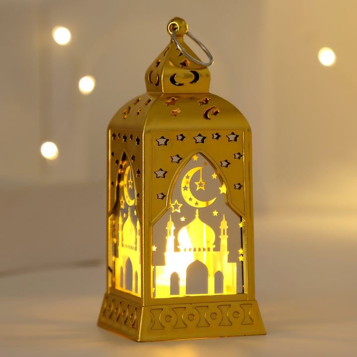 Ramadan Moon Lantern | Warm LED Decor