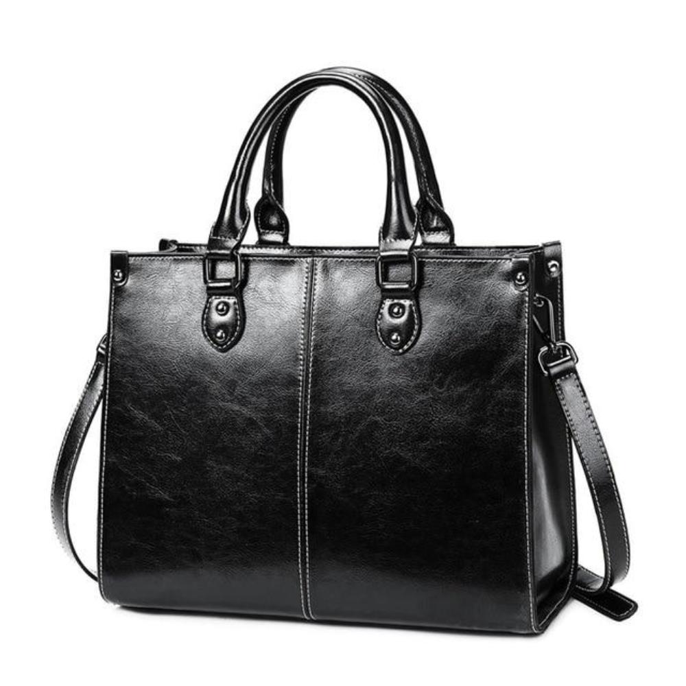 Amina | Classic Leather Tote