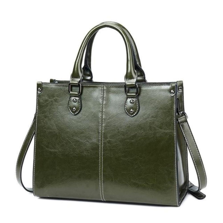 Amina | Classic Leather Tote